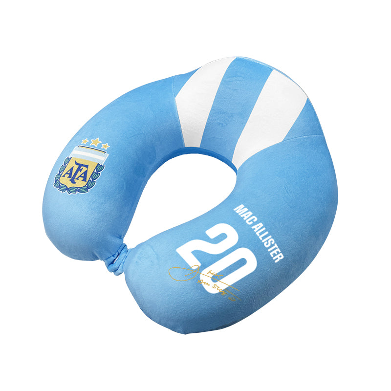 Argentina Jersey U-Shaped Pillow Model 3