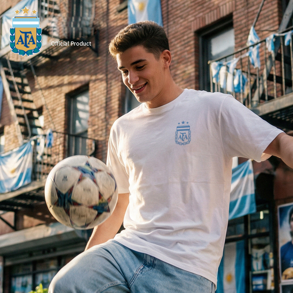 Argentina Printed T-Shirt - White