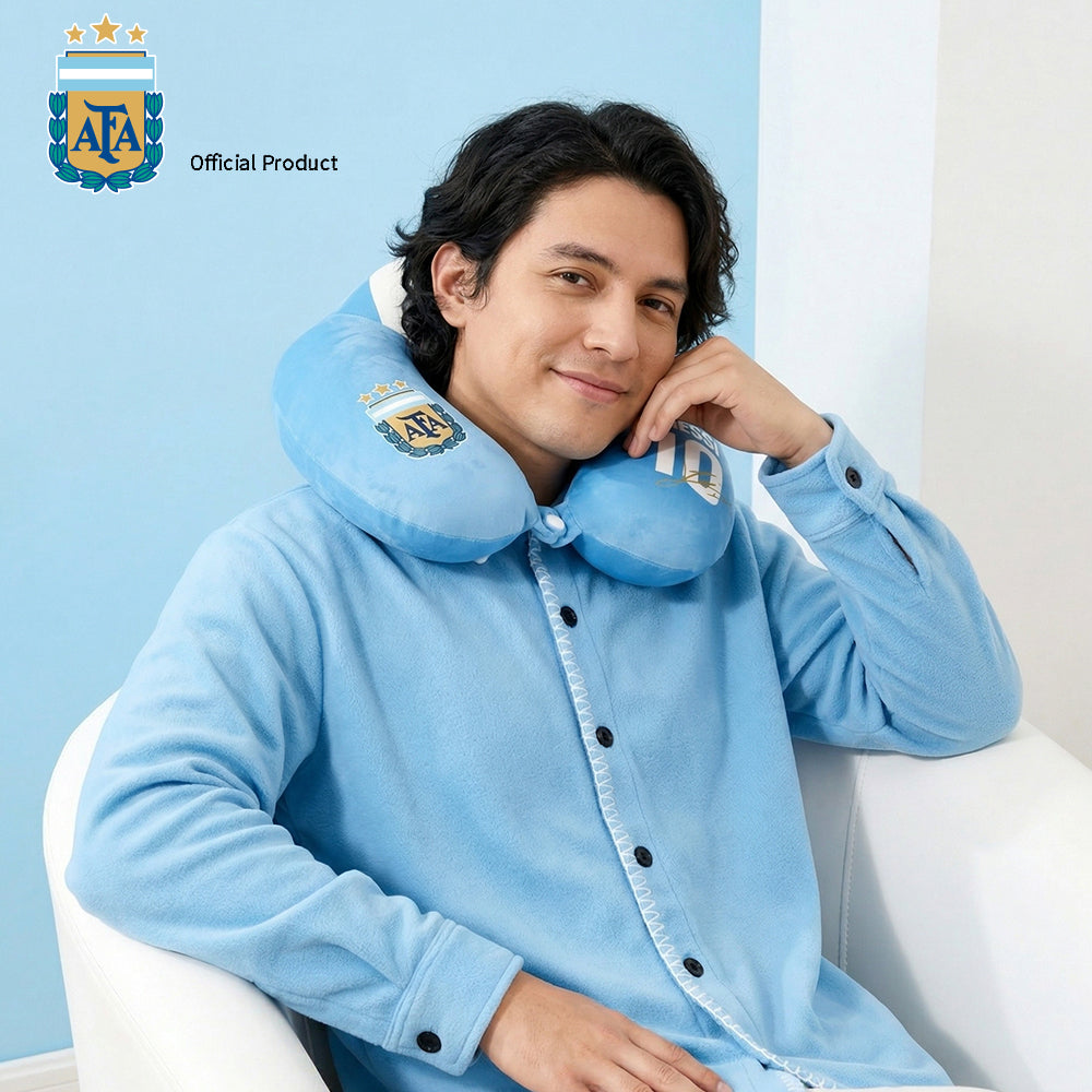 Argentina Jersey U-Shaped Pillow Model 3