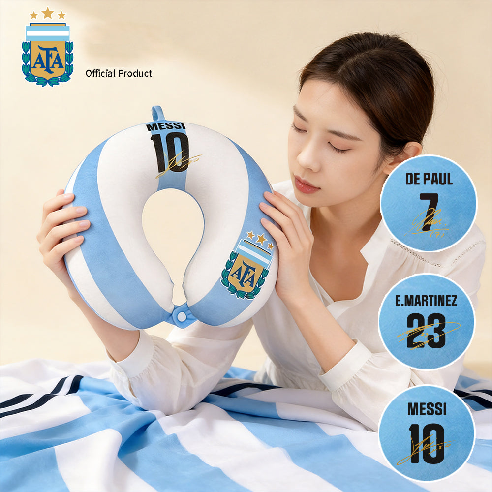 Argentina Jersey U-Shaped Pillow Model 1