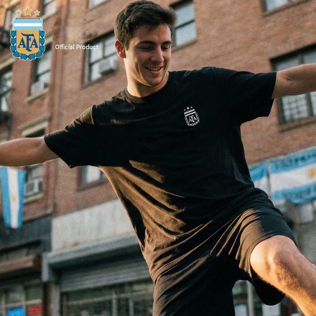 Argentina Printed T-Shirt - Black