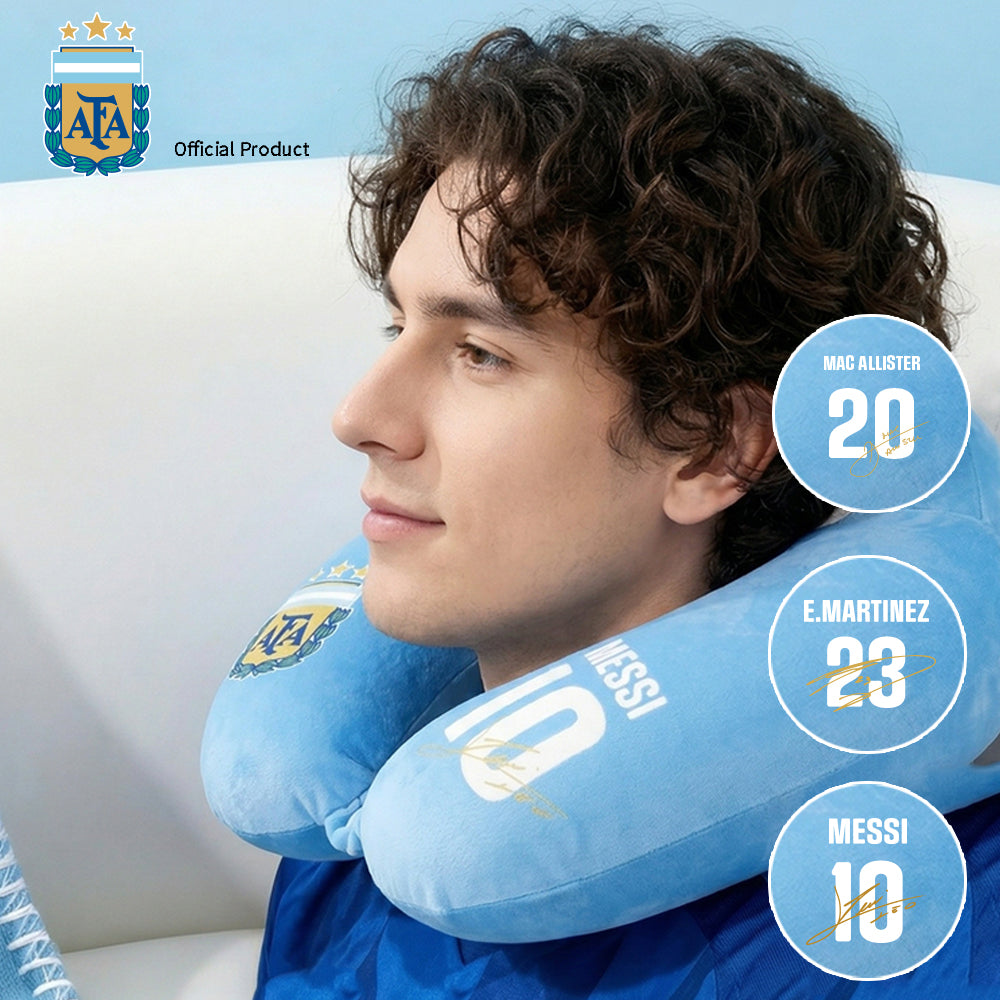 Argentina Jersey U-Shaped Pillow Model 3