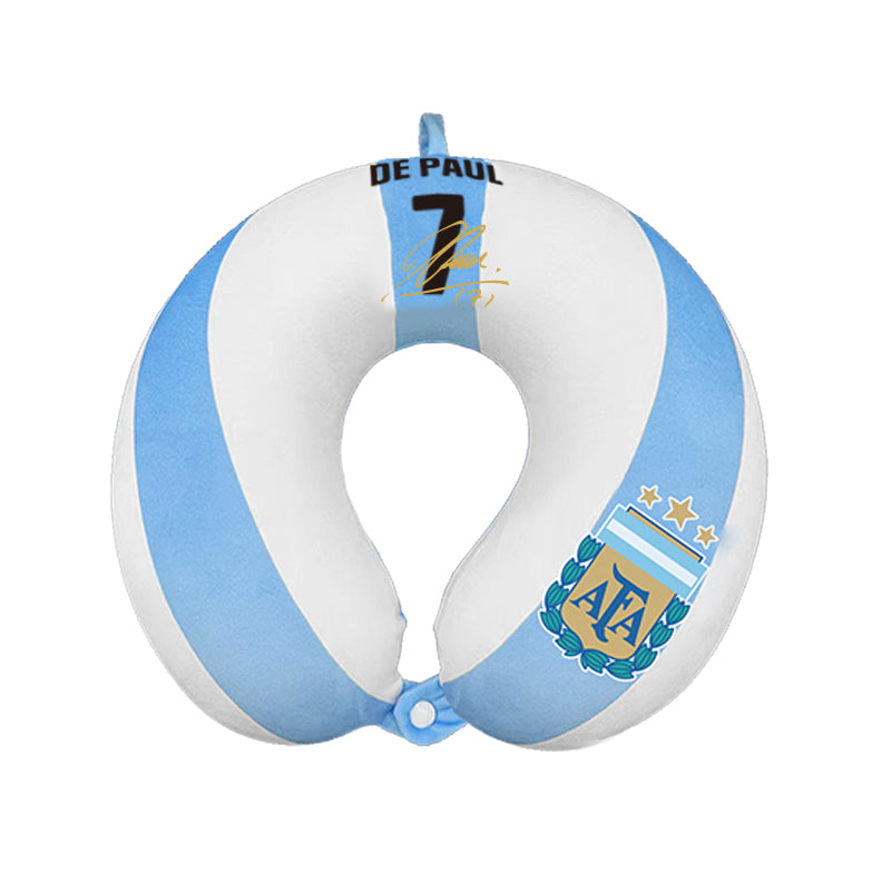 Argentina Jersey U-Shaped Pillow Model 1