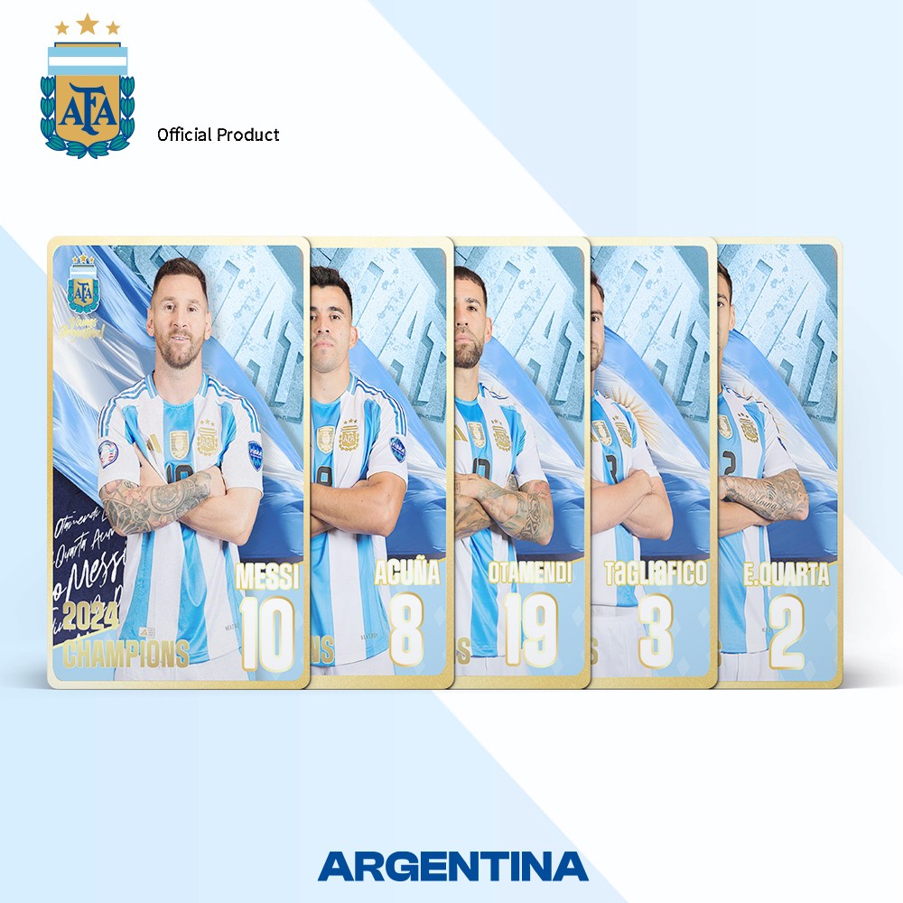 Argentina National Team Star Player Cards
