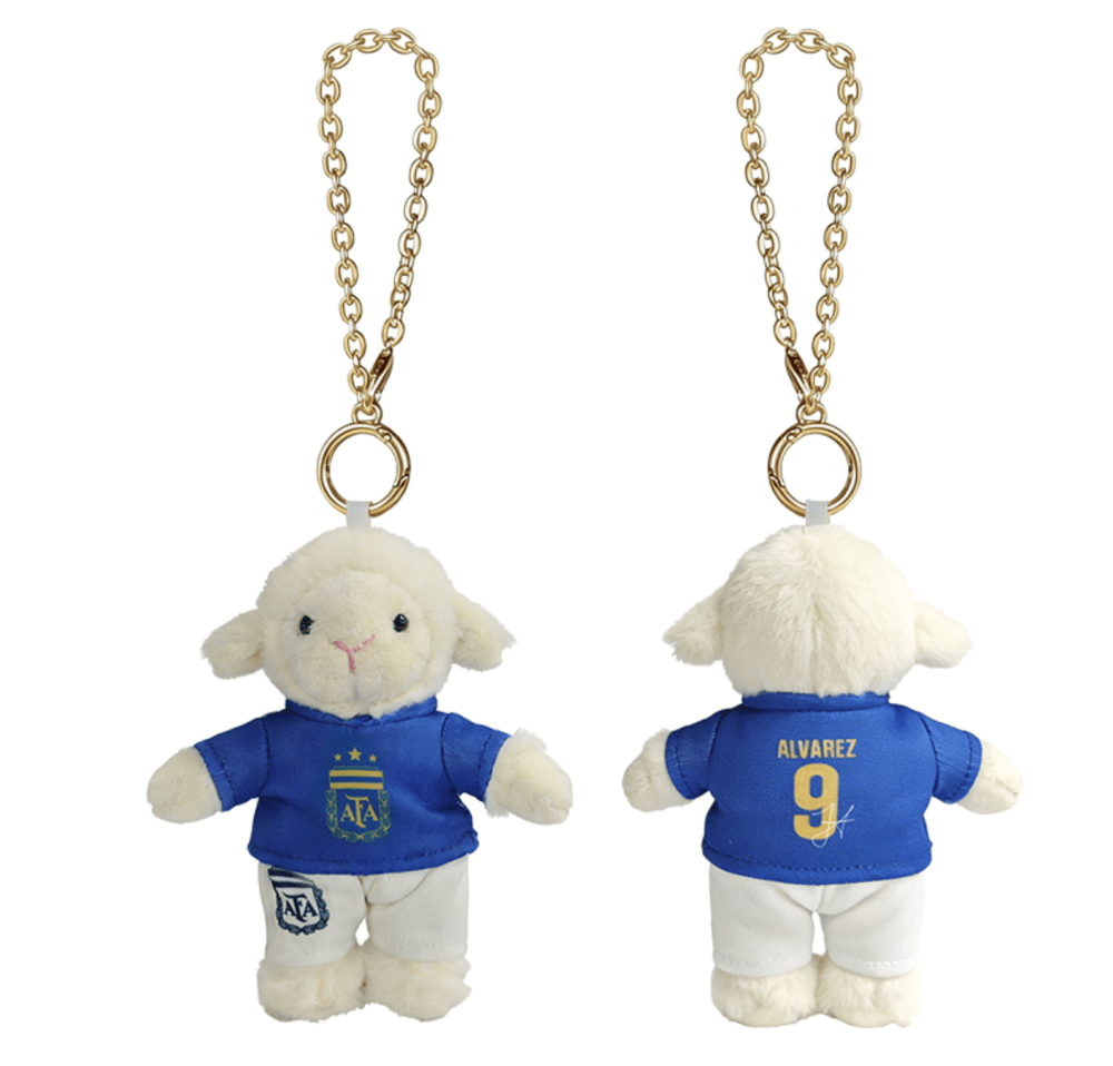 Argentina Little Lamb Plush Keychain