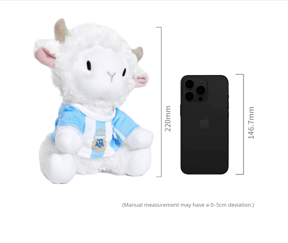 Argentina National Team Goat Plush Toy