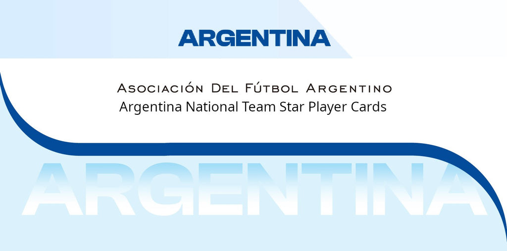 Argentina National Team Star Player Cards