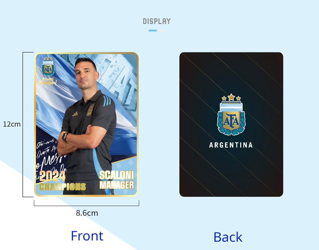 Argentina National Team Star Player Cards