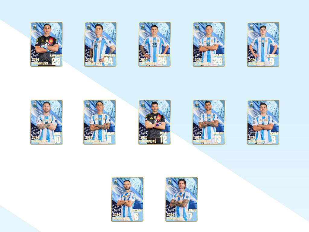 Argentina National Team Star Player Cards