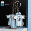 Jersey Keychain - Blue and White