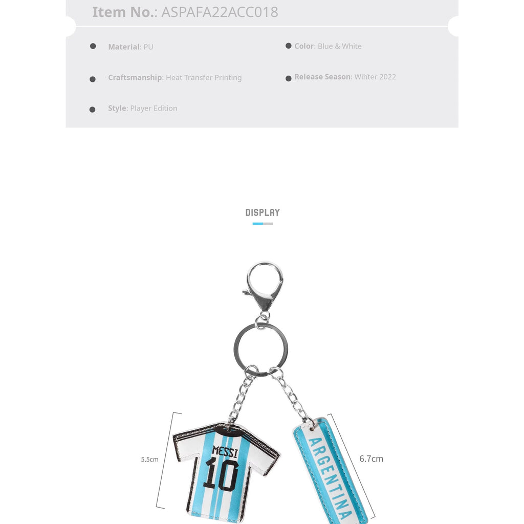 Jersey Keychain - Blue and White