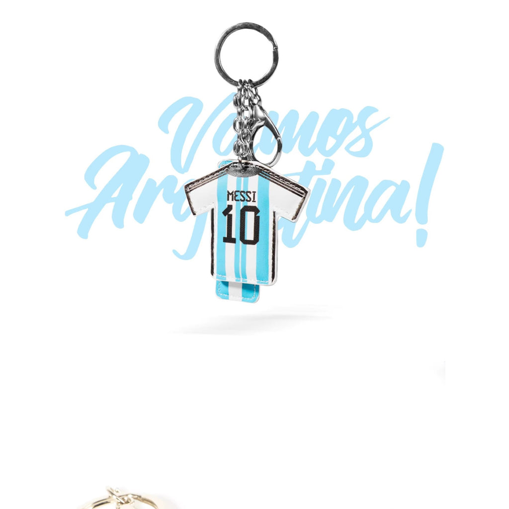 Jersey Keychain - Blue and White