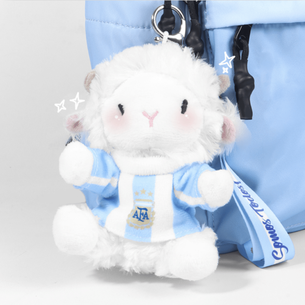 Goat "Messi" Plush Keychain
