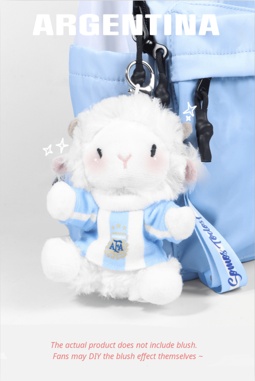Goat "Messi" Plush Keychain