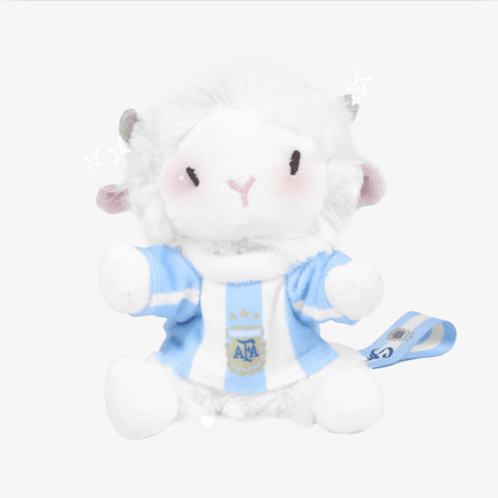 Goat "Messi" Plush Keychain