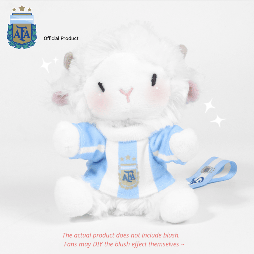 Goat "Messi" Plush Keychain