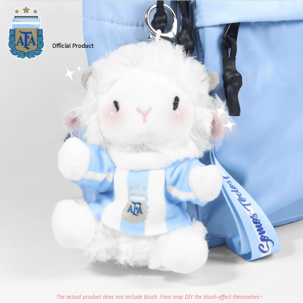 Goat "Messi" Plush Keychain
