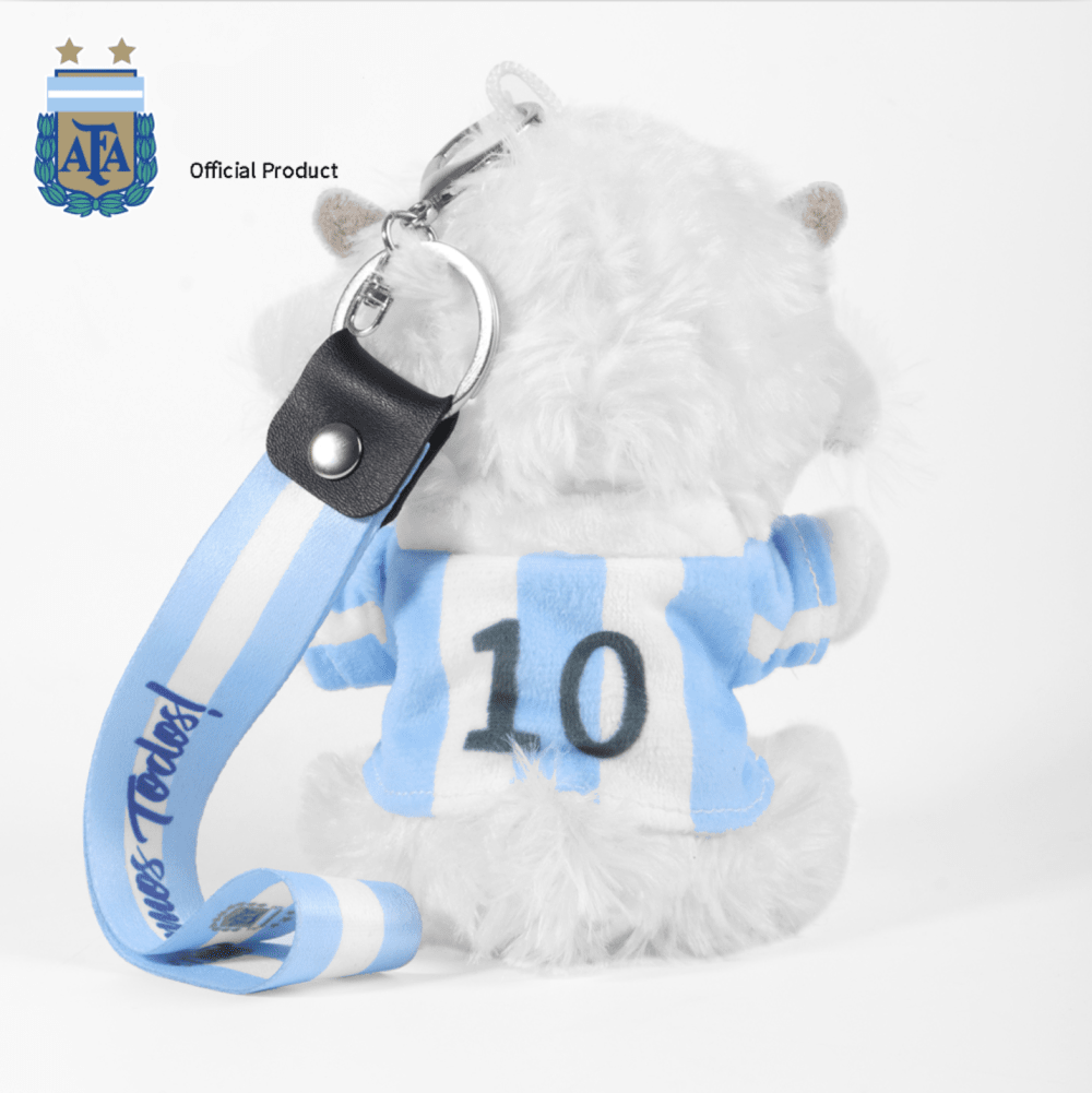 Goat "Messi" Plush Keychain