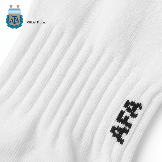 Gray and White Cotton Socks Set