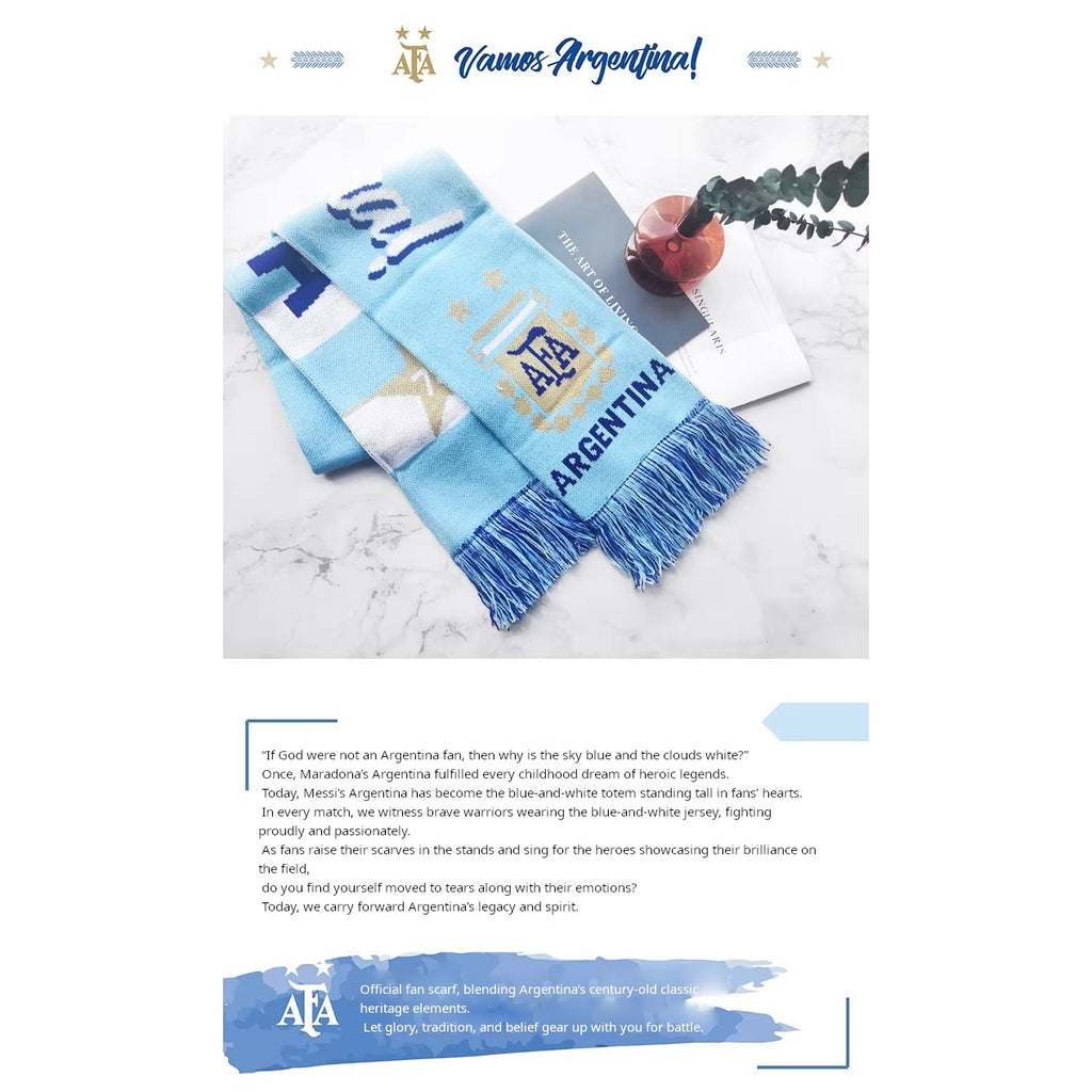 Jacquard Fans Scarf