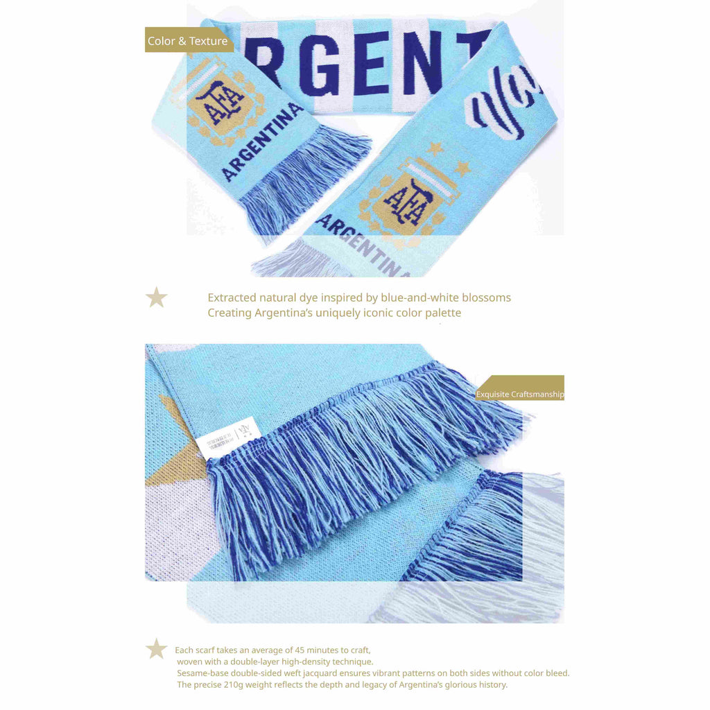 Jacquard Fans Scarf
