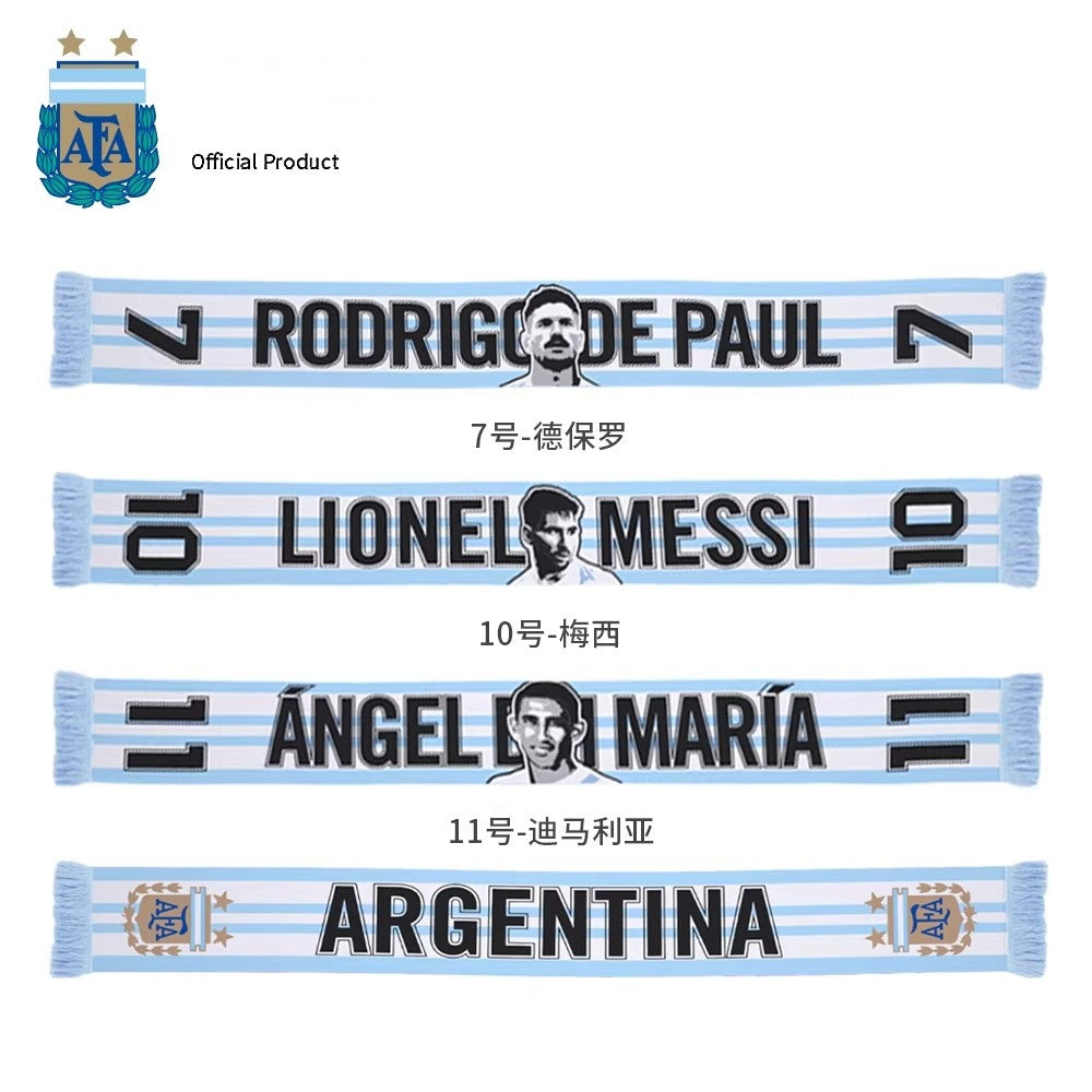 Knitted Sports Star Scarf