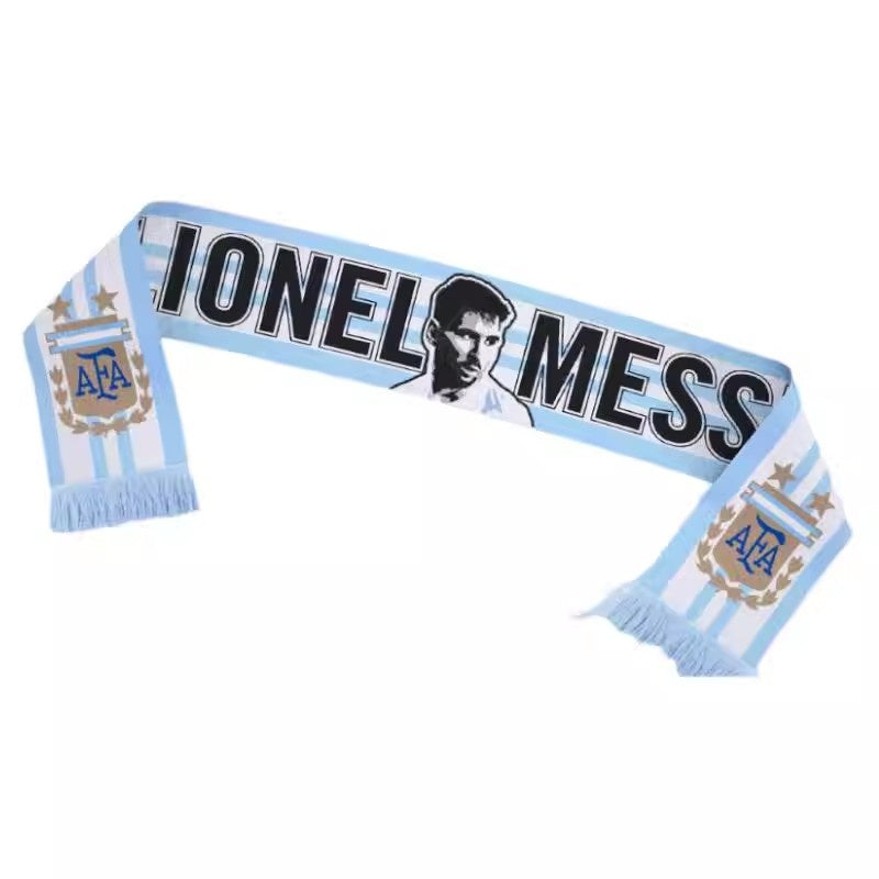 Knitted Sports Star Scarf