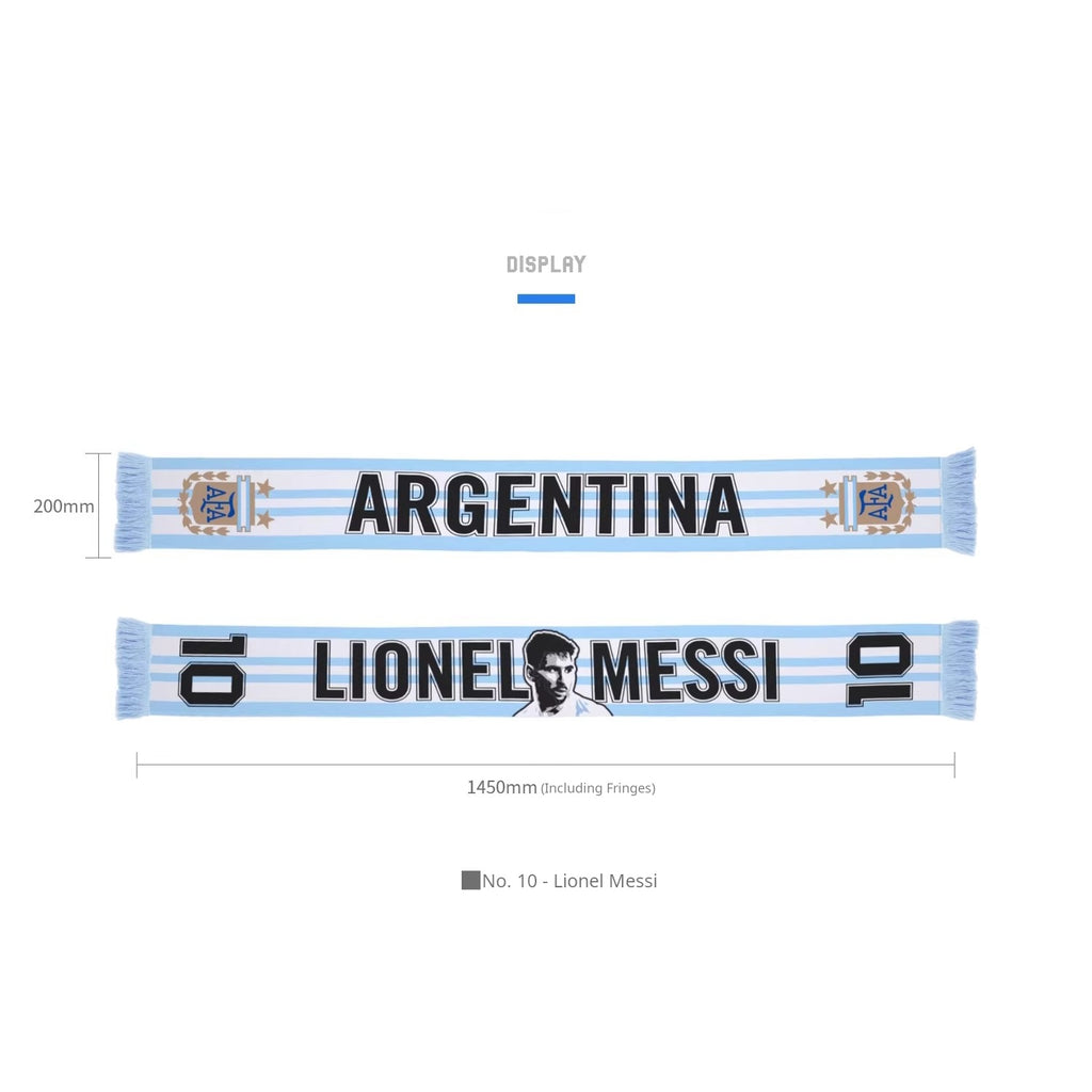 Knitted Sports Star Scarf