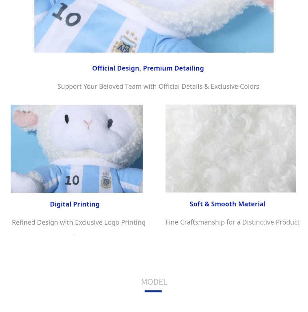 Large Sheep Plush Toy