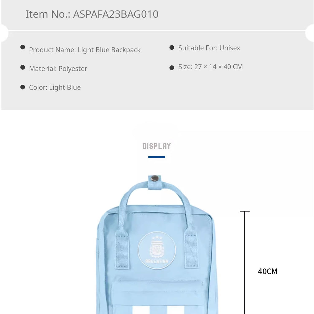 Light Blue Backpack
