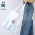 Striped Canvas Tote Bag