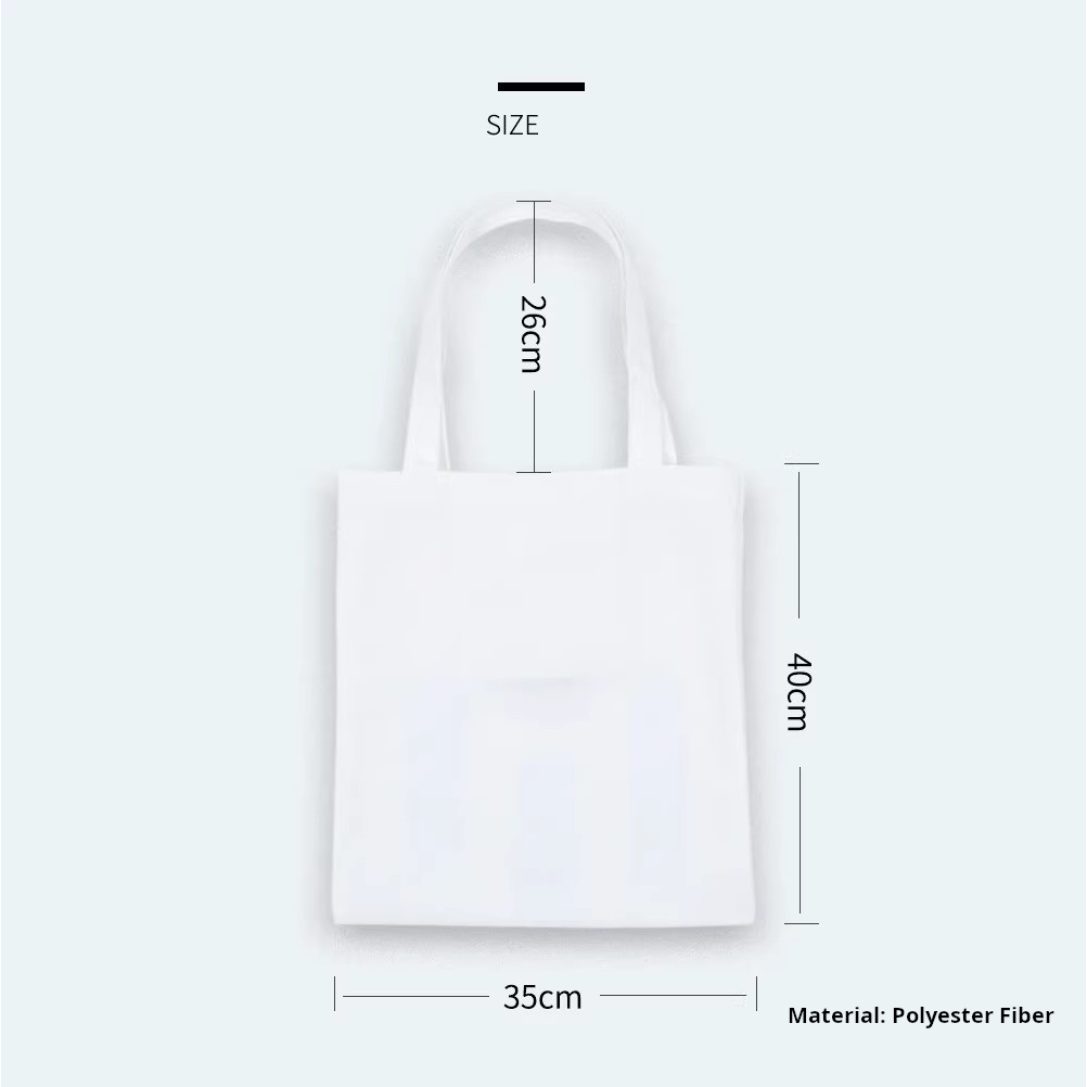 Striped Canvas Tote Bag